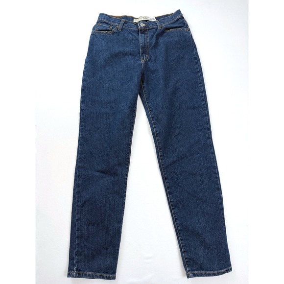 Levi's 512 Classic Slim Tapered Jeans‎ Dark Wash Denim Womens Size 12M - Picture 1 of 3